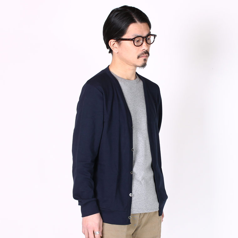 Bandol バンドール Interlock Cardigan メンズ カーディガン 無地 フランス製 通販