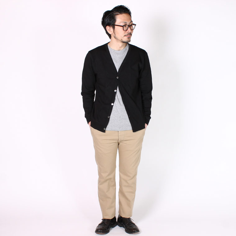 Bandol バンドール Interlock Cardigan メンズ カーディガン 無地 フランス製 通販